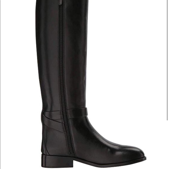 NIB Tory Burch Brooke Riding Boot Black Size 7.5 - Picture 2 of 8
